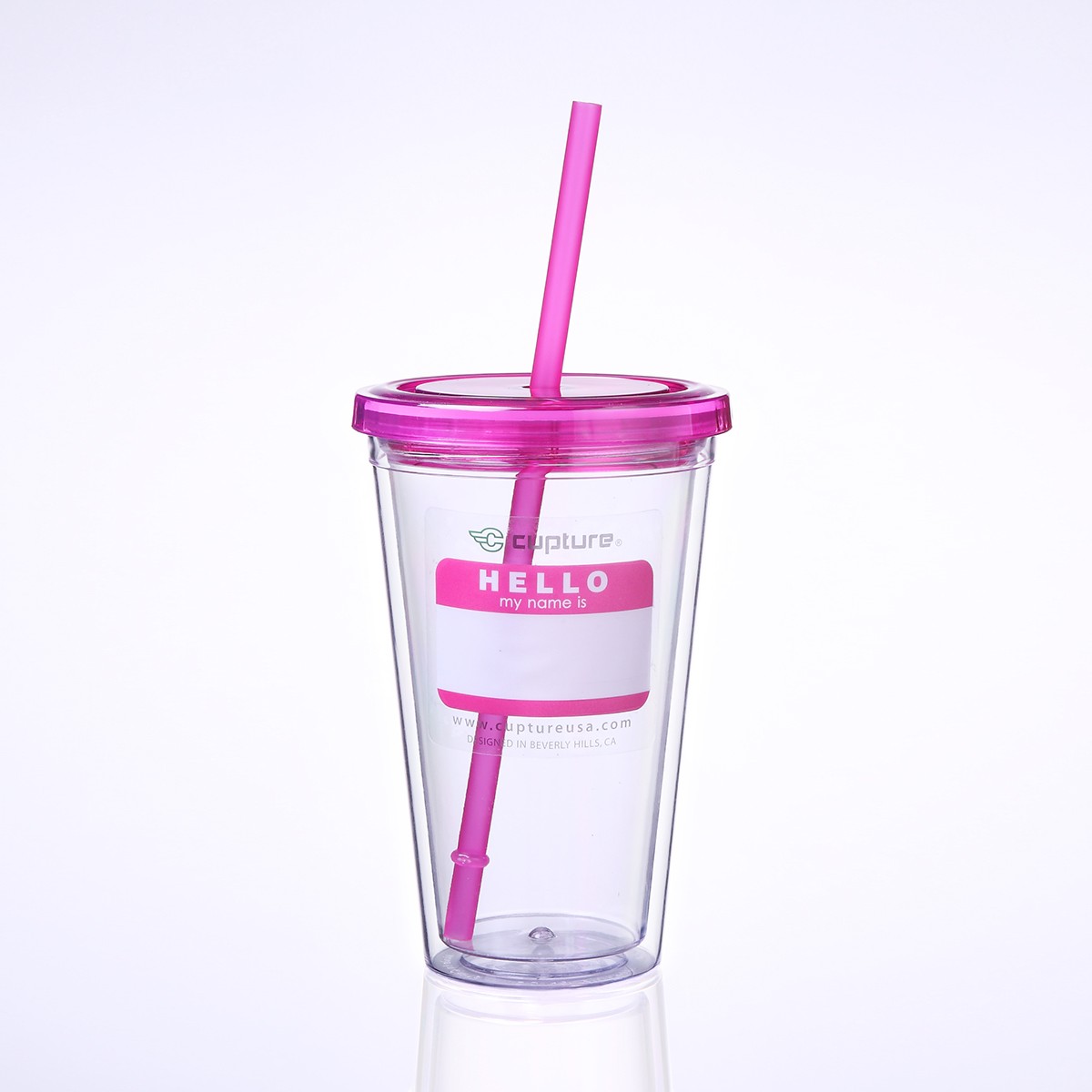 Classic Tumbler 16 oz, Pink