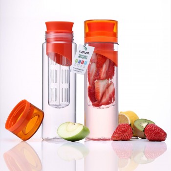 Fruit Infuser Bottle, 2 Pack - Orange