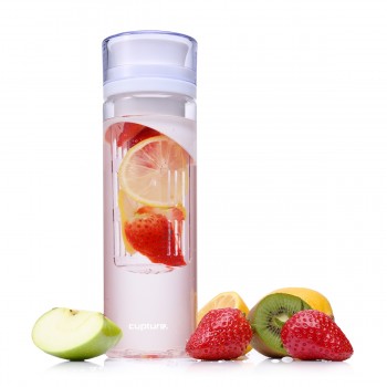 Fruit Infuser Water Bottle, 1 Pack - White color