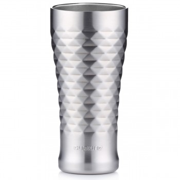 Stainless Steel Pint Cup 16 oz, Quilted