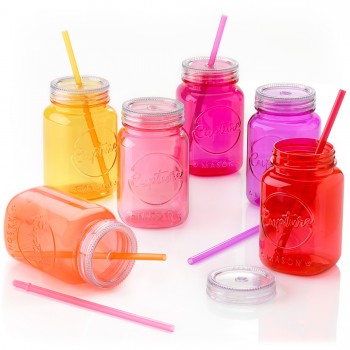 Mason Tumbler 20 oz, 6 Pack (Warm Blossom)
