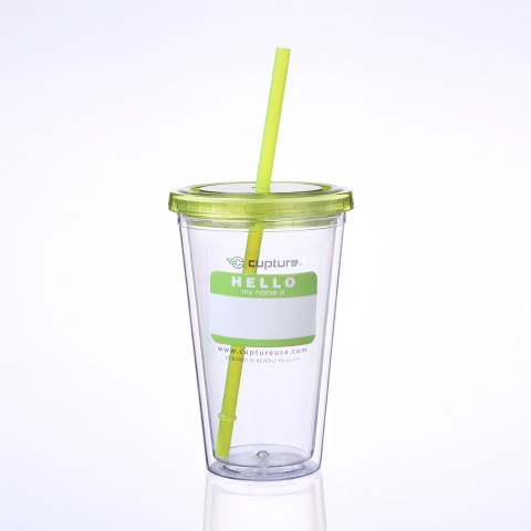 Classic Tumbler 16 oz, Lime Green