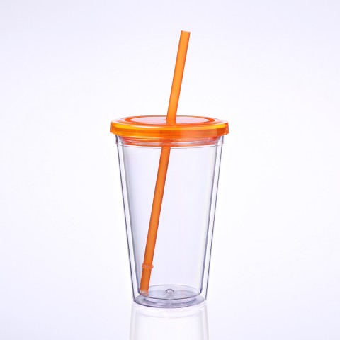 Classic Tumbler 16 oz, Orange