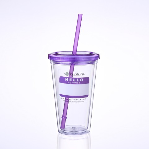 Classic Tumbler 16 oz, Purple