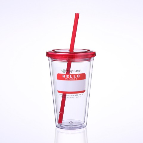Classic Tumbler 16 oz, Red