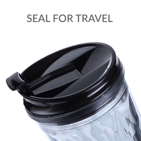 Crystal tumbler 22 oz - Black Diamond