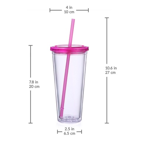 Classic Tumbler 24 oz, Pink