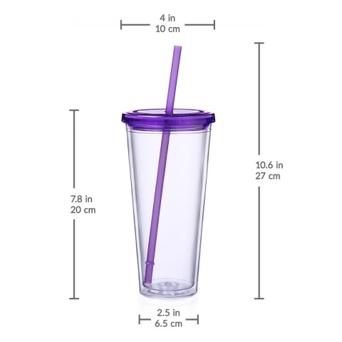Classic Tumbler 24 oz, Purple
