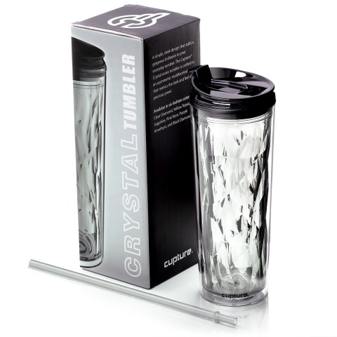 Crystal tumbler 22 oz - Black Diamond