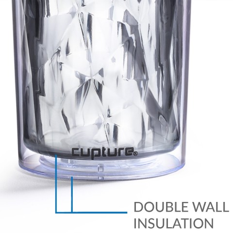 Crystal tumbler 22 oz - Black Diamond