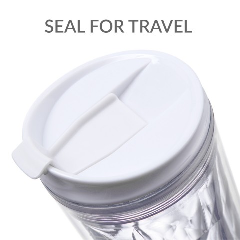 Crystal Tumbler 22 oz - Clear Diamond