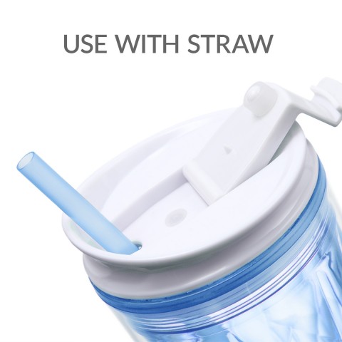 Crystal Tumbler 22 oz - Blue Sapphire