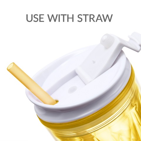 Crystal Tumbler 22 oz - Yellow Topaz