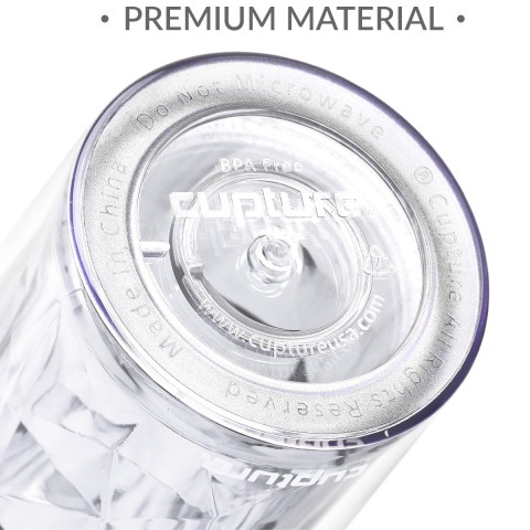 Crystal Tumbler 22 oz - Clear Diamond