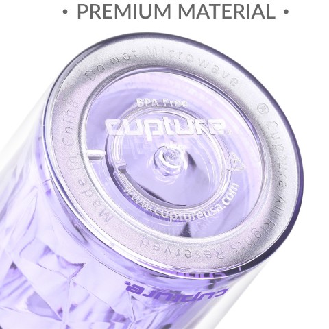 Crystal Tumbler 22 oz - Purple Amethyst