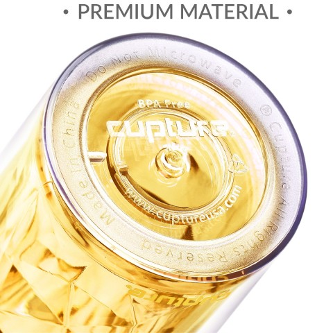 Crystal Tumbler 22 oz - Yellow Topaz