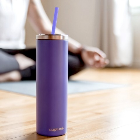 Stainless Steel Skinny Cup - 16 oz, Ultra Violet