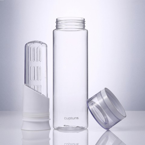 Fruit Infuser Water Bottle, 1 Pack - White color