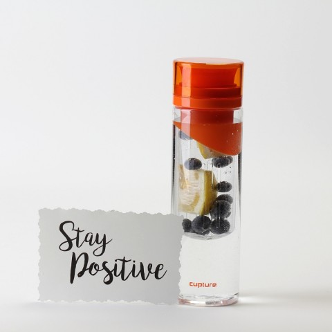 Fruit Infuser Bottle, 2 Pack - Orange