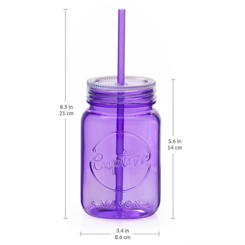Mason Tumbler 20 oz, 6 Pack (Warm Blossom)