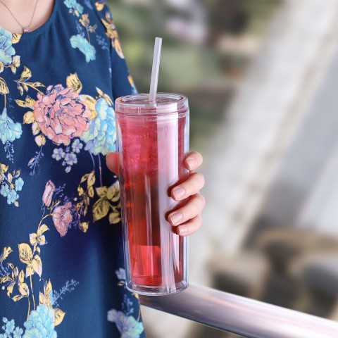 Acrylic Skinny 8 pack - Clear