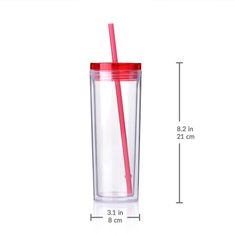 Acrylic Skinny 8 pack - Assorted Colors