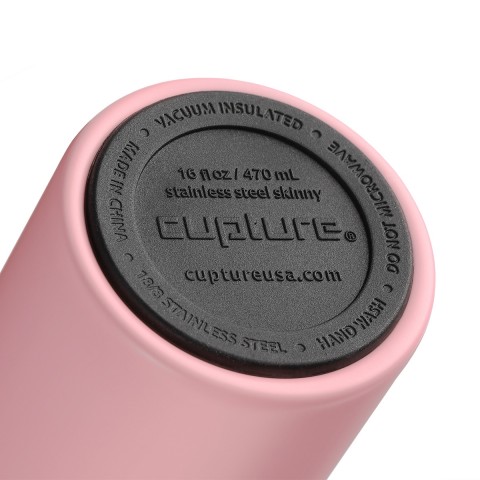 Stainless Steel Skinny Cup - 16 oz, Rose Gold