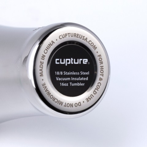 Stainless Steel Pint Cup 16 oz, Chrome