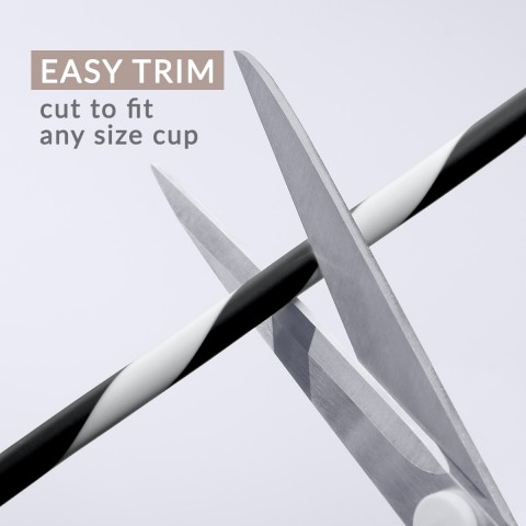 Striped Color Straws 12 Pack