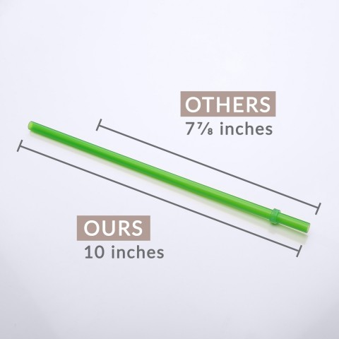 Solid Color Straws 12 Pack