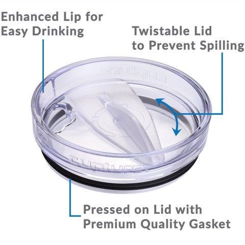 Travel Tumbler Stainless Steel - 32 oz (Silver)