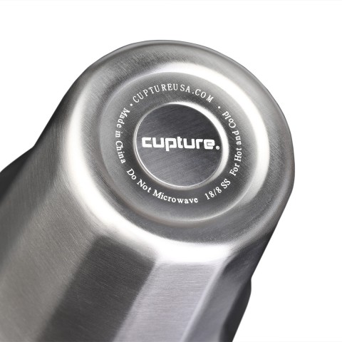 Travel Tumbler Stainless Steel - 32 oz (Silver)