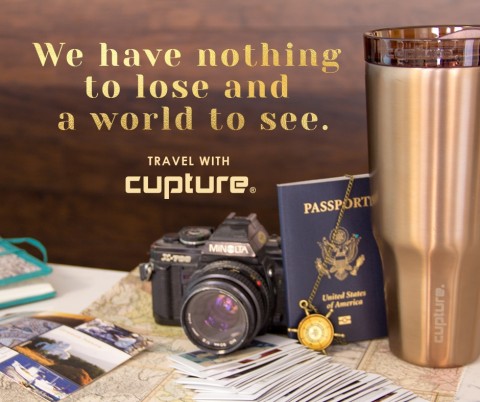 Travel Tumbler Stainless Steel - 32 oz (Copper)