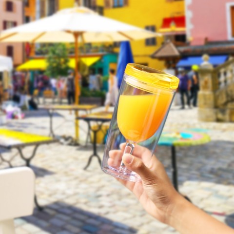 Wine Tumbler 10 oz, 8 Pack (Multicolor)